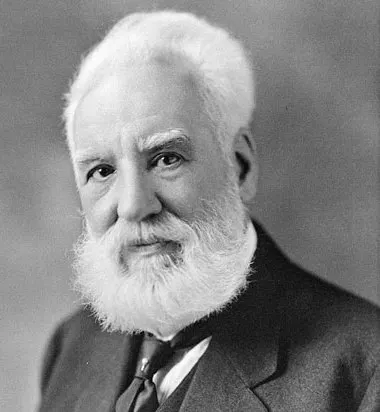 Історичний портрет Олександра Грема Белла, Moffett Studio / Historical portrait of Alexander Graham Bell, Moffett Studio.