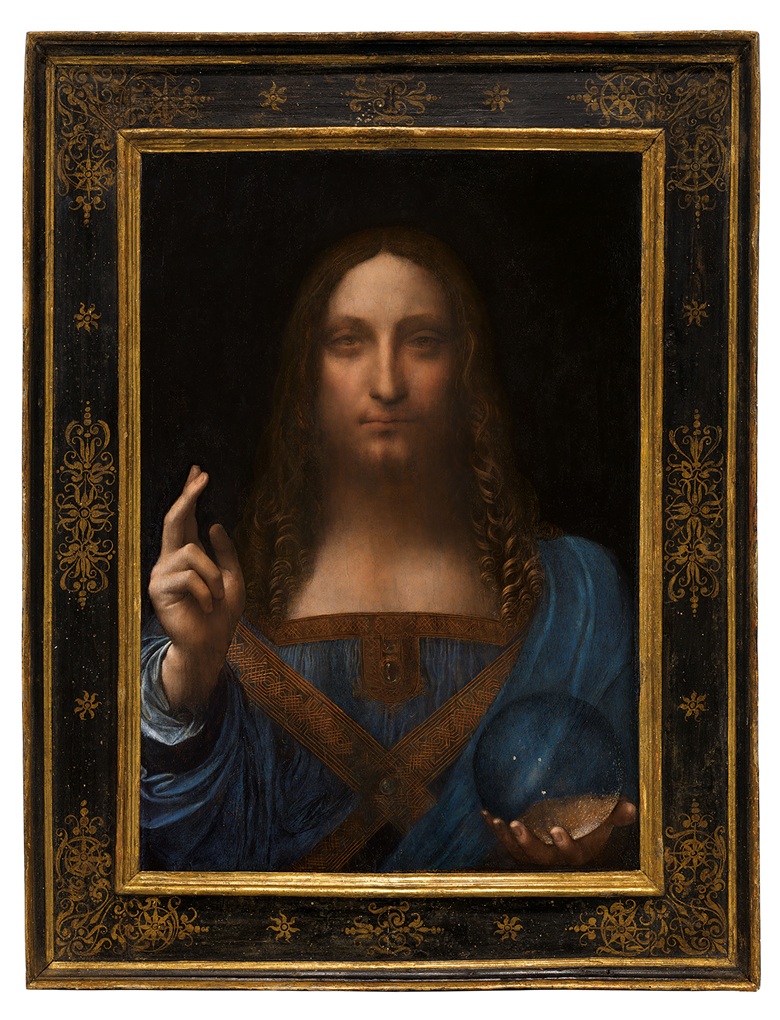 painting *Salvator Mundi*, included to illustrate the later auction-record comparison.