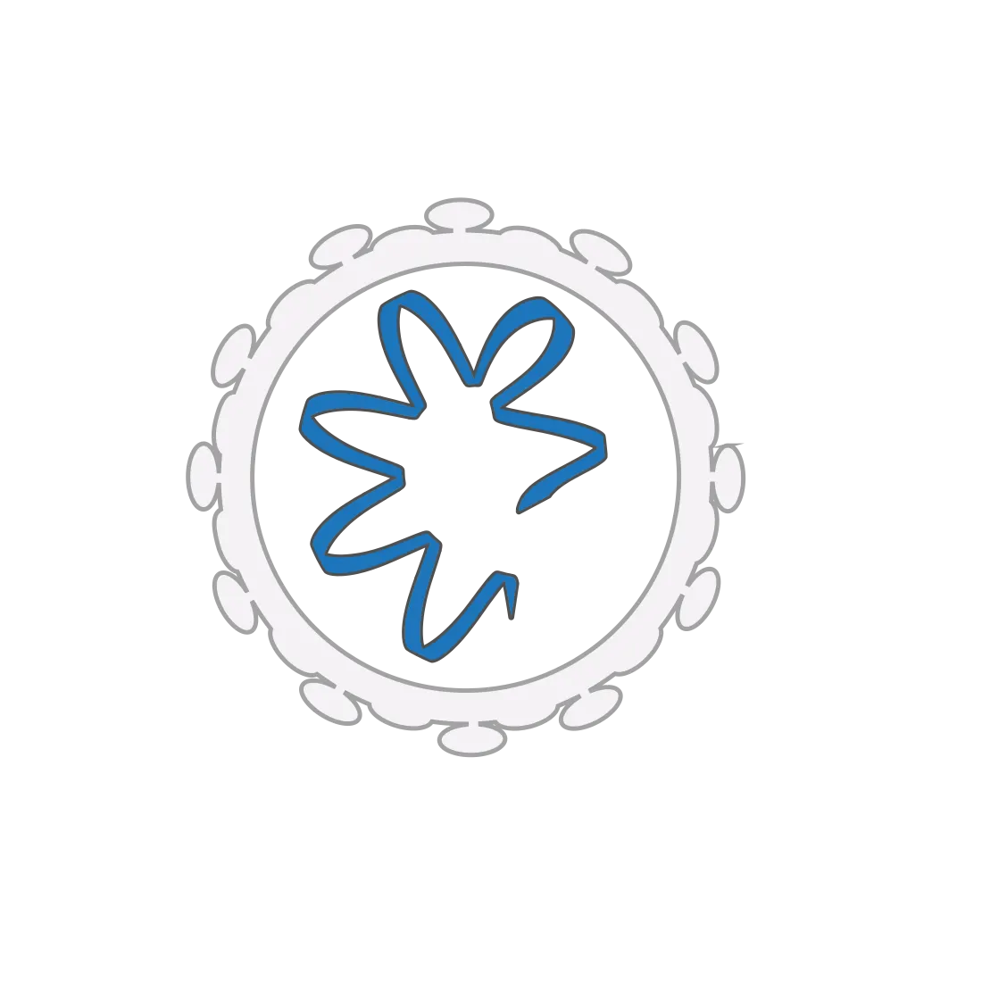 схематична ілюстрація РНК-вірусу NIH/NIAID BioArt; вірусна оболонка й геном зображені умовно, не в масштабі.