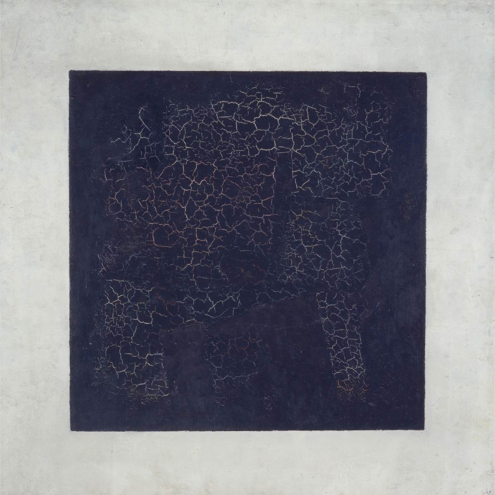 Photograph of Malevich’s 1915 *Black Square* at the Tretyakov Gallery, by Shakko, CC BY-SA 4.0. https://commons.wikimedia.org/wiki/File:Black_Square_(Malevich,_1915,_GTG)_by_shakko_01.jpg