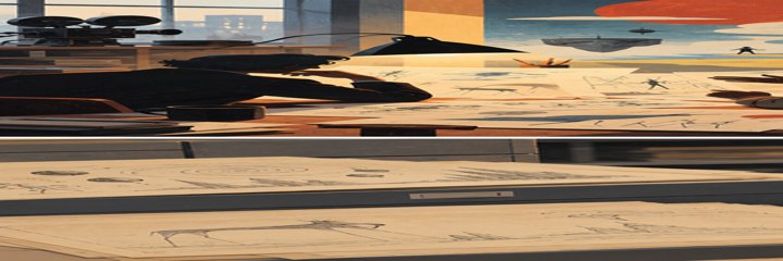 AI conceptual studio scene, not a historical image.