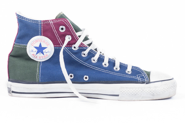 Converse canvas shoes in three colors, Wikimedia Commons, CC BY 2.0 (Kimon Berlin). https://commons.wikimedia.org/wiki/File:Converse_shoes_in_red,_blue_and_green_cotton.jpg