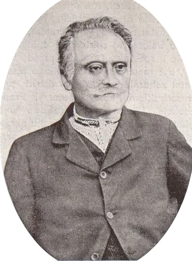 historical image of Franko published before 1914 in *Kłosy Ukraińskie*. Original asset page: [Wikimedia Commons](https://commons.wikimedia.org/wiki/File:Iwan_Franko_from_K%C5%82osy_Ukrai%C5%84skie.jpg); cited source is the University of Łódź Digital Library. Author is listed as anonymous/unknown; Commons marks the image public domain in the EU because the anonymous work’s copyright expired. Attribution: “Anonymous, *Kłosy Ukraińskie*, via University of Łódź Digital Library/Wikimedia Commons.” Downloaded from original file; 647×877 px; no edits.