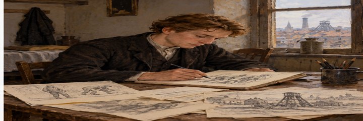 AI concept, not one of Van Gogh’s drawings.
