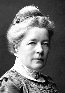 Portrait of Selma Lagerlöf, dated 1909; image source NobelPrize.org. Wikimedia Commons: https://commons.wikimedia.org/wiki/File:Selma_Lagerl%C3%B6f.jpg. Underlying work and faithful photographic reproduction are marked public domain; file page notes possible jurisdiction-specific restrictions. No edits.