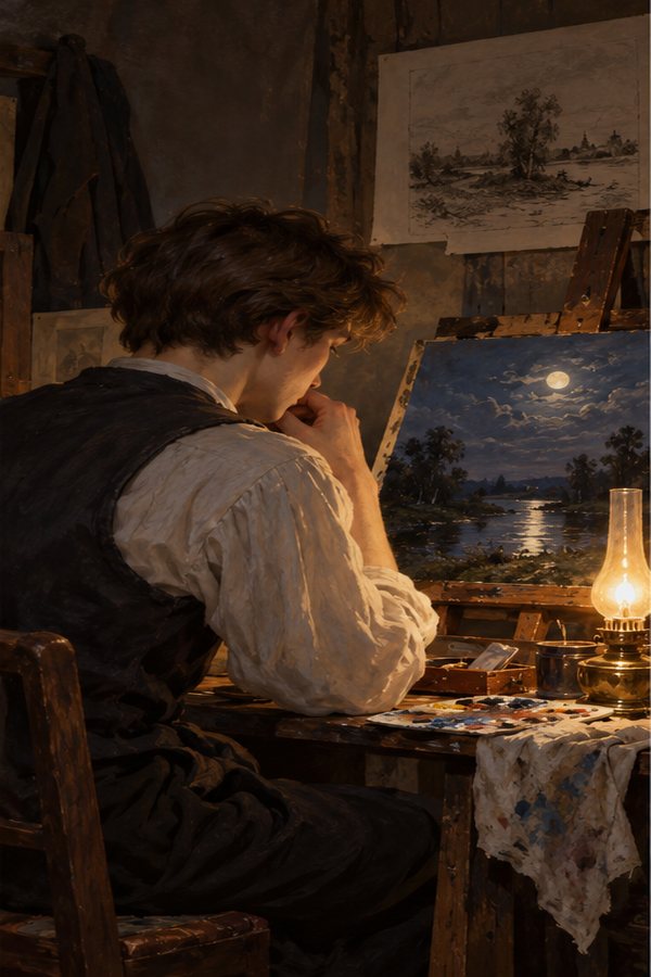 AI conceptual illustration, not a historical painting or photograph.