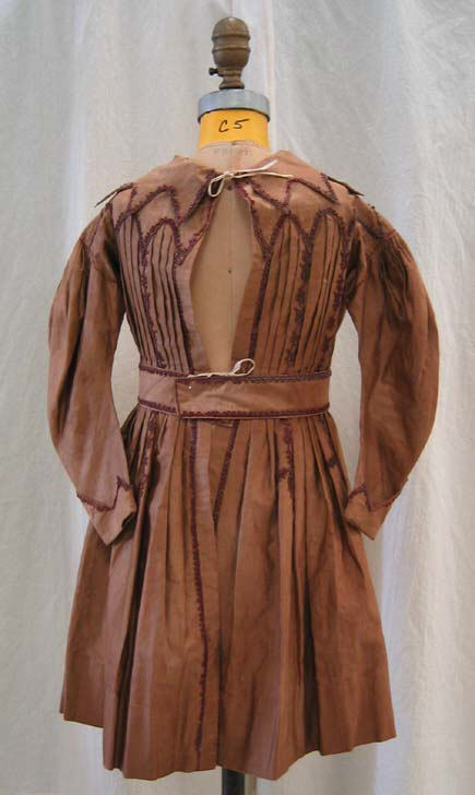 Same child’s coatdress, back view, The Metropolitan Museum of Art, public domain. https://www.metmuseum.org/art/collection/search/96424