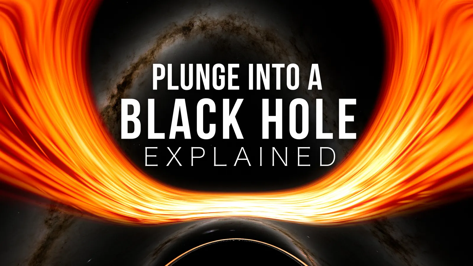 NASA simulation still showing accretion-disk light bent around a black hole as the virtual camera approaches its event horizon. Source: [NASA Goddard Scientific Visualization Studio](https://svs.gsfc.nasa.gov/14576/). Credit NASA’s Goddard Space Flight Center/Jeremy Schnittman and Brian Powell. NASA media usage guidance: [Images and Media](https://www.nasa.gov/nasa-brand-center/images-and-media/). Downloaded 2026-10-16 as the original JPEG still, without edits. Simulation, not a photograph or direct observation.
