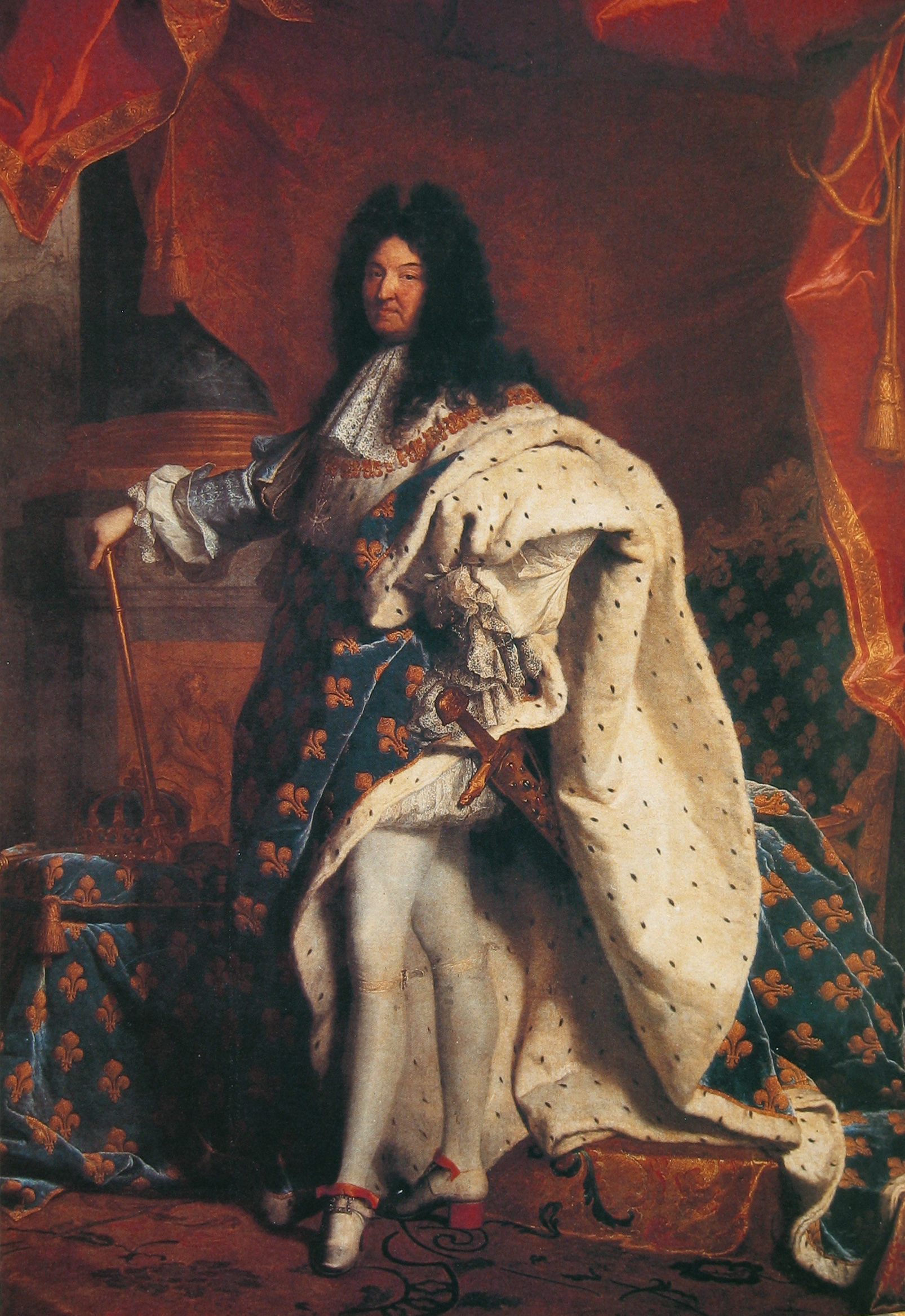 Hyacinthe Rigaud, *Portrait of Louis XIV* (1701). Wikimedia Commons; public domain. Original file: https://commons.wikimedia.org/wiki/File:Rigaud_Louis_XIV_1701.jpg. Reused from the related Watt fact 2060.